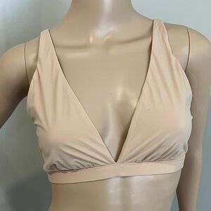 INLYRIC Women's Inbarely Soft Plunge Deep V Unlined Triangle Bralette